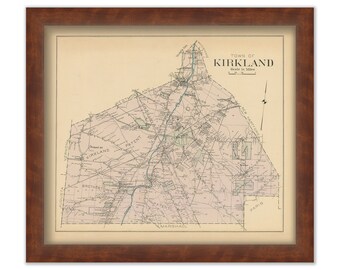 KIRKLAND, New York 1907 Map