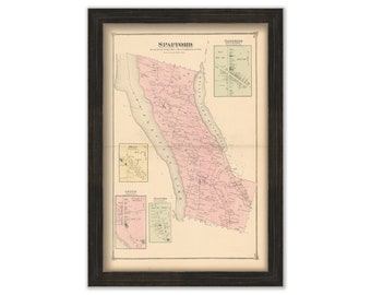 SPAFFORD, New York -  1874 Map