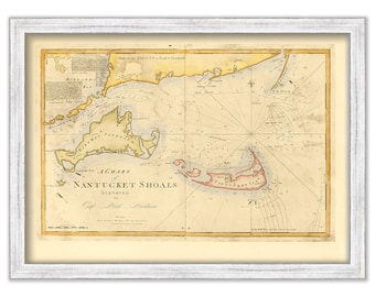 Nantucket Shoals, Massachusetts 1790 by  Capt. Paul Pinkham