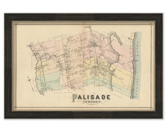 PALISADE Township, New Jersey 1876 - Replica or GENUINE ORIGINAL