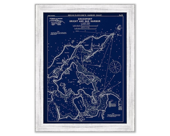 Shelter Island, Sag Harbor, Orient, and Greenport - Blue Print