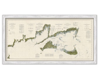 MONOMOY to BLOCK ISLAND 1860 Survey Chart by The U. S. Coast and Geodetic Survey