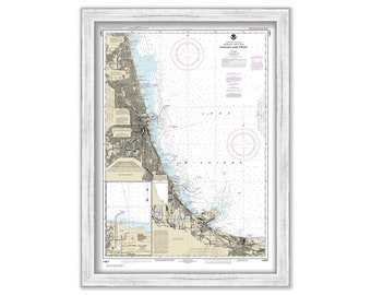 CHICAGO LAKE FRONT, Illinois   -  2020 Nautical Chart