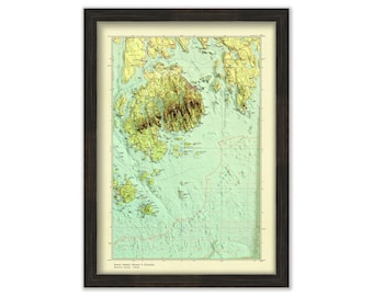 MOUNT DESERT ISLAND  Map/Chart