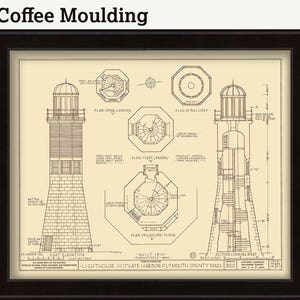 Scituate Light House 1810-Architectural Drawings image 4