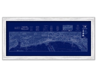 BILOXI and GULPORT, Mississippi  - 2012 Nautical Chart Blueprint