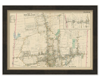 ROCKLAND VILLAGE, Massachusetts - 1903 Map