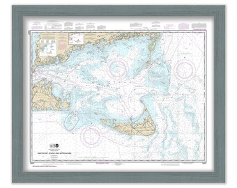 NANTUCKET SOUND & APPROACHES, Massachusetts - 2017 Nautical Chart