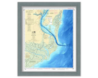 WINYAH BAY, South Carolina - Enhanced Nautical Chart