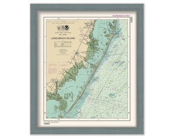 LONG BEACH ISLAND, New Jersey - 2012 Nautical Chart