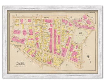 CHARLESTOWN, Boston, Massachusetts 1901 map, Plate 7 - WINTHROP SQUARE