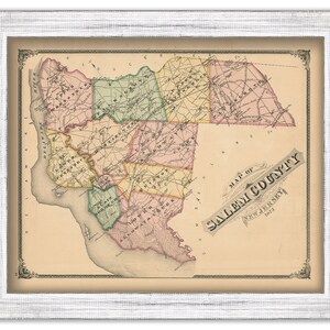 SALEM COUNTY, New Jersey -  1879 Map