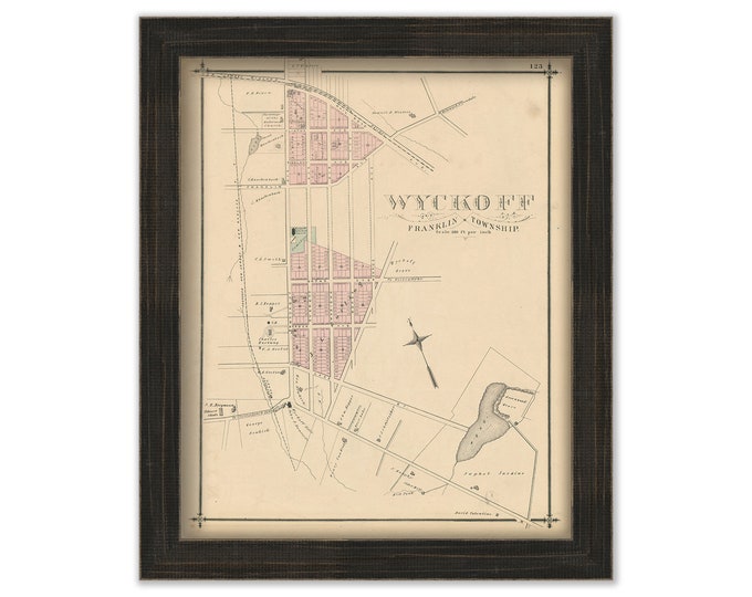 WYCKOFF, New Jersey 1876 - Replica or GENUINE ORIGINAL
