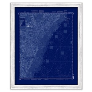 TYBEE ISLAND to DOBOY Sound, Georgia  -   2012 Nautical Chart Blueprint