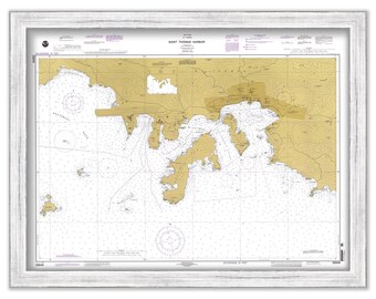 SAINT THOMAS HARBOR, Virgin Islands  -  1996 Nautical Chart