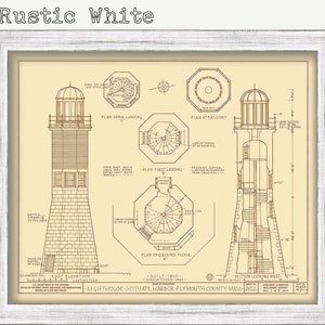 Scituate Light House 1810-Architectural Drawings image 6