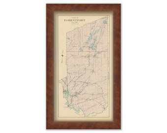FORESTPORT, New York 1907 Map