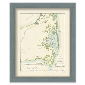 PLEASANT BAY and CHATHAM Harbor, Massachusetts - 1902 Nautical Chart