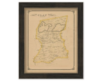 CLAY, Pennsylvania 1875 Map - Replica or GENUINE ORIGINAL