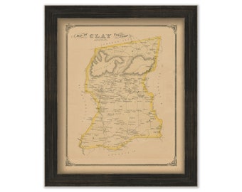 CLAY, Pennsylvania 1875 Map - Replica or GENUINE ORIGINAL