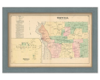 ORWELL, Vermont - 1871 Map