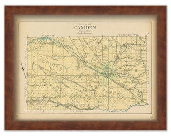 CAMDEN, New York 1907 Map