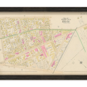 CAMBRIDGE, Massachusetts 1894 Plate 8, The Port