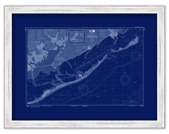 CARRABELLE to APALACHICOLA BAY, Florida  -   2015 Nautical Chart Blueprint