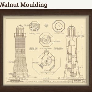 Scituate Light House 1810-Architectural Drawings image 5