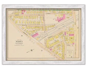 CHARLESTOWN, Boston, Massachusetts 1901 map, Plate 19 - SULLIVAN SQUARE