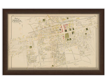 NATICK, Massachusetts 1889 Map - Replica or Genuine ORIGINAL