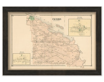 CICERO, New York -  1874 Map