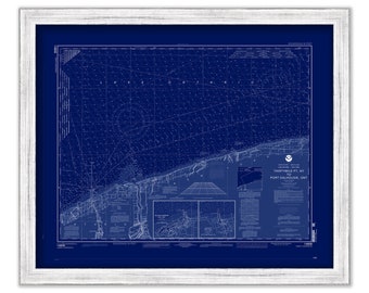 Thirty Mile Point, New York to Port Dalhousie, Ontario - 2004 Nautical Chart Blueprint