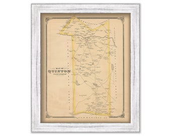 QUINTON, New Jersey -  1879 Map