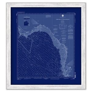 Tampa Bay to Cape San Blas, Florida  -  2006 Nautical Chart Blueprint
