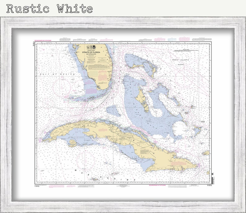 CUBA, the BAHAMAS and FLORIDA 2012 Nautical Chart image 4