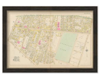 CAMBRIDGE, Massachusetts 1894 Plate 6, Mid-Cambridge