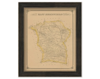 HEMPFIELD, Pennsylvania 1875 Map - Replica or GENUINE ORIGINAL