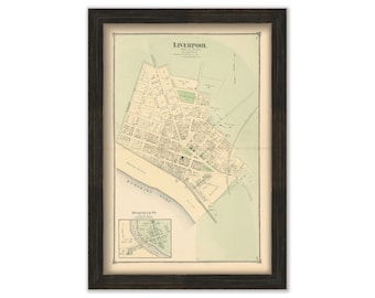 LIVERPOOL, New York -  1874 Map