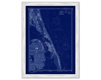 OUTER BANKS, North Carolina, Northern Section - 2018 Nautical Chart Blueprint