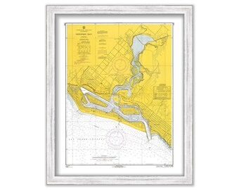 NEWPORT BAY, California - 1967 Nautical Chart