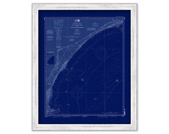 Pawleys Island to Myrtle Beach, South Carolina  -   2012 Nautical Chart Blueprint