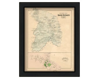 South Scituate ( TOWN of NORWELL ) Massachusetts 1879 Map