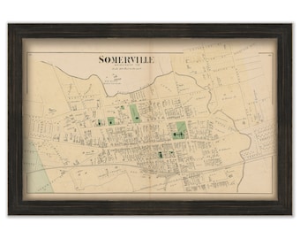 SOMERVILLE, BRIDGEWATER TOWNSHIP, New Jersey 1873 - Replica or Genuine Original