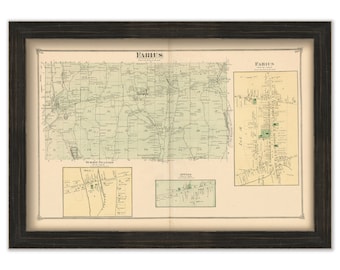 FABIUS, New York -  1874 Map