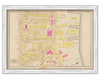 CHARLESTOWN, Boston, Massachusetts 1901 map, Plate 5 - LEXINGTON and MEDFORD Streets