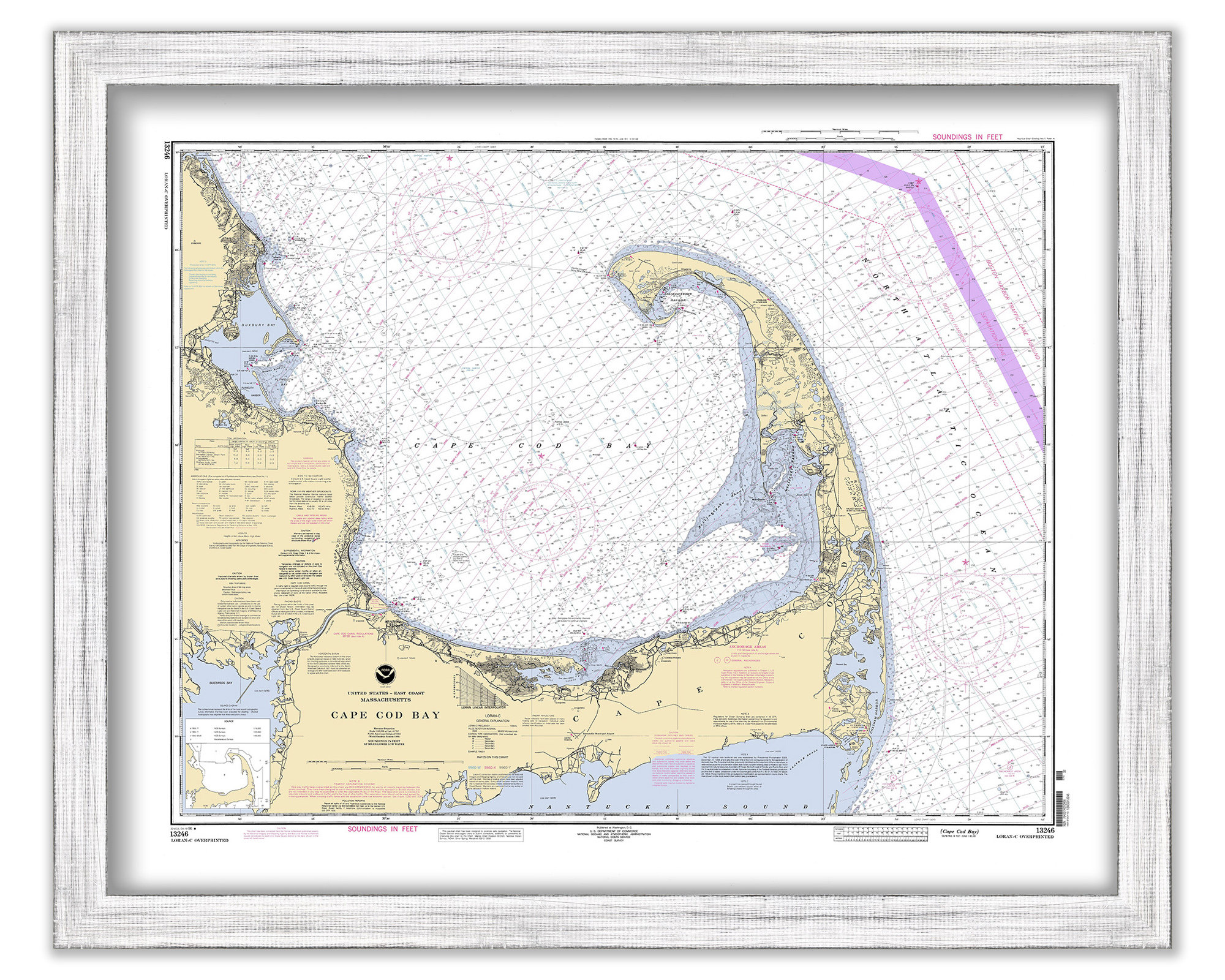 Cape Cod Bay Nautical Chart Cape Cod Bay Massachusetts 1996 Nautical Chart | Etsy