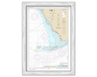TAMPA to KEY WEST, Florida  -   2017 Nautical Chart