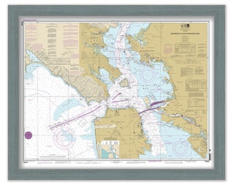 SAN FRANCISCO HARBOR, California - Nautical Chart published in 2013