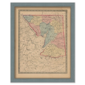 CECIL COUNTY, MARYLAND 1866 Map, Replica or Genuine Original